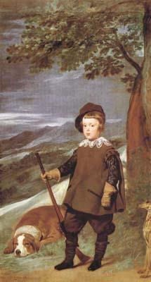Diego Velazquez Portrait du Prince Baltasar Carlos en costume de chasse (df02) Germany oil painting art